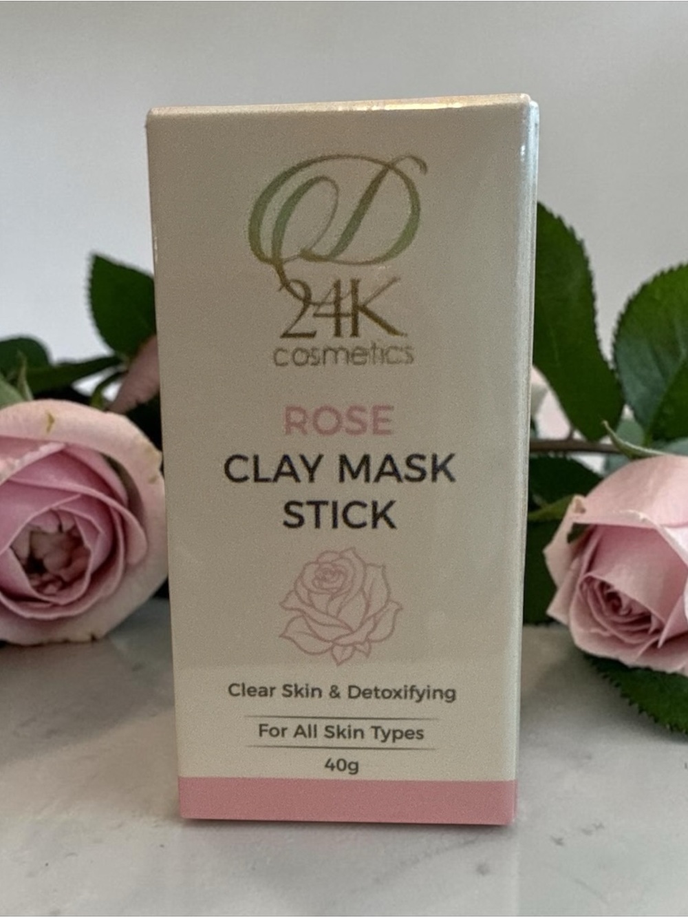 D’OR24K Cosmetics Rose Clay Mask Stick
